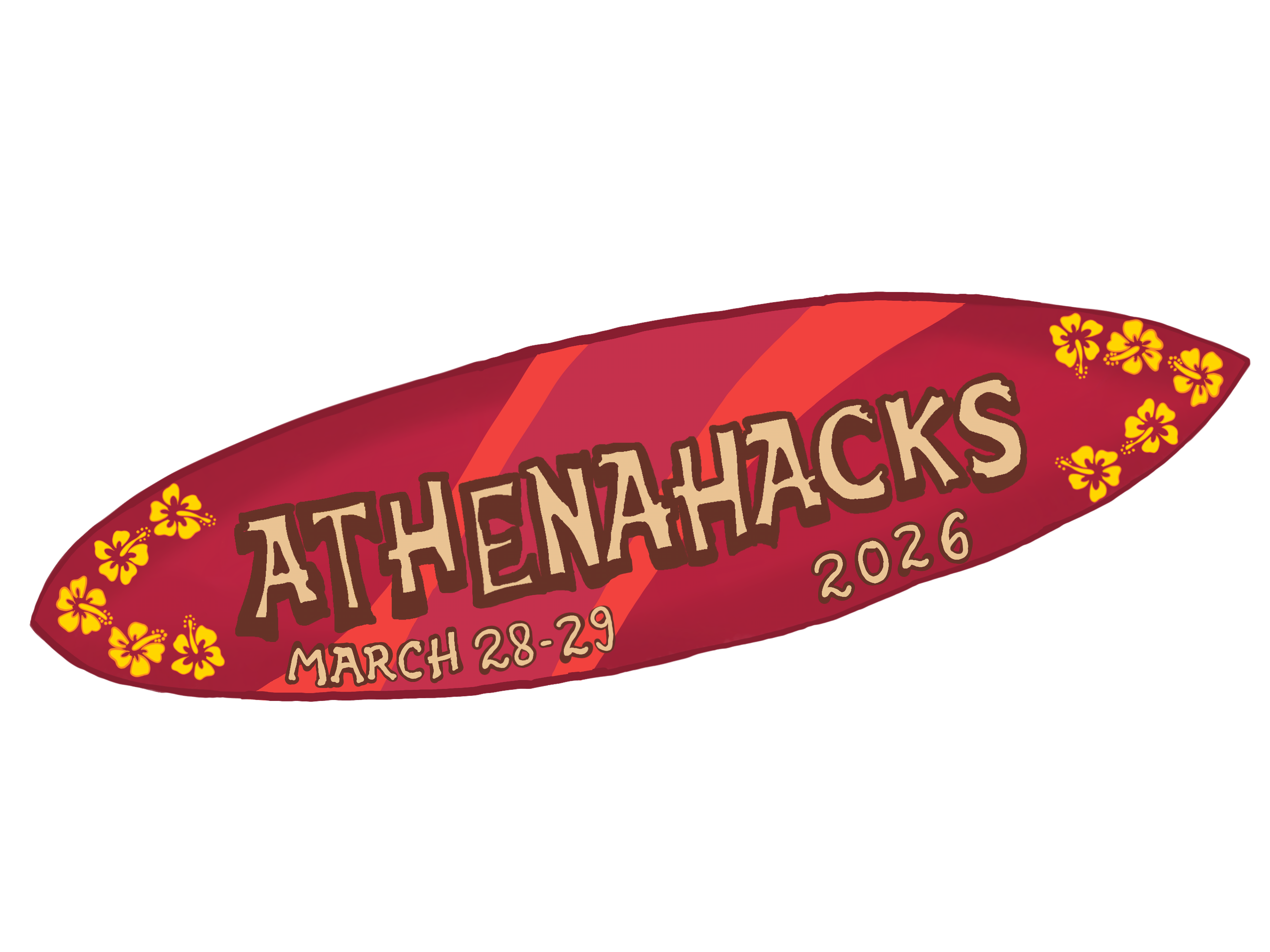 AthenaHacks surfboard